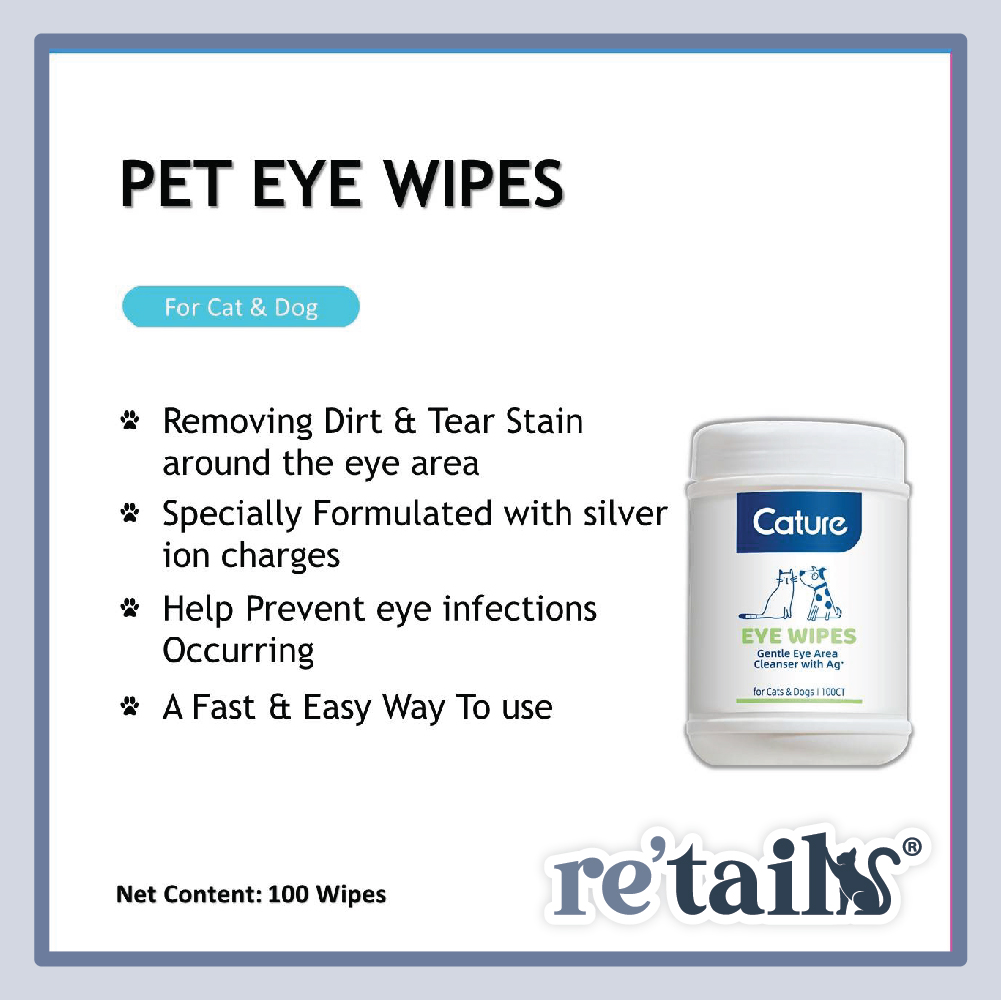 Cature Eye Wipes (100 sheets)