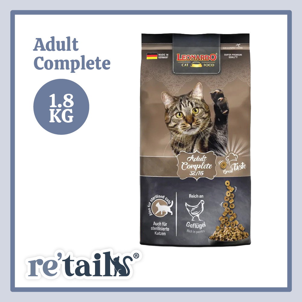 Leonardo Classic Super Premium Cat Dry Food (1.8kg/2kg)