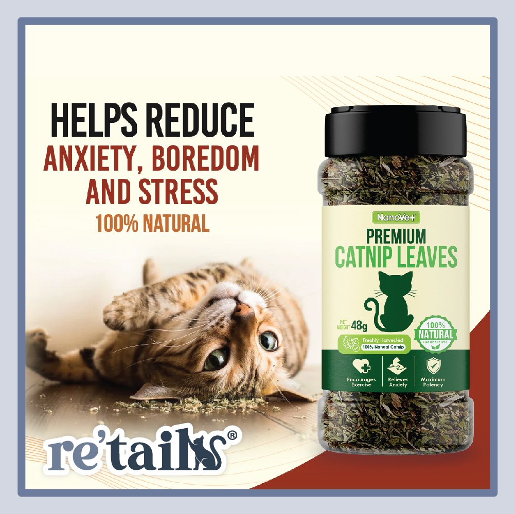 Nanovet Premium Catnip Leaves (48g)