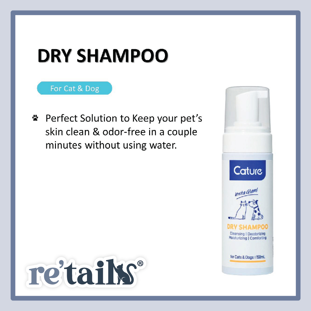 Cature Dry Shampoo for Cat & Dog (150ml)
