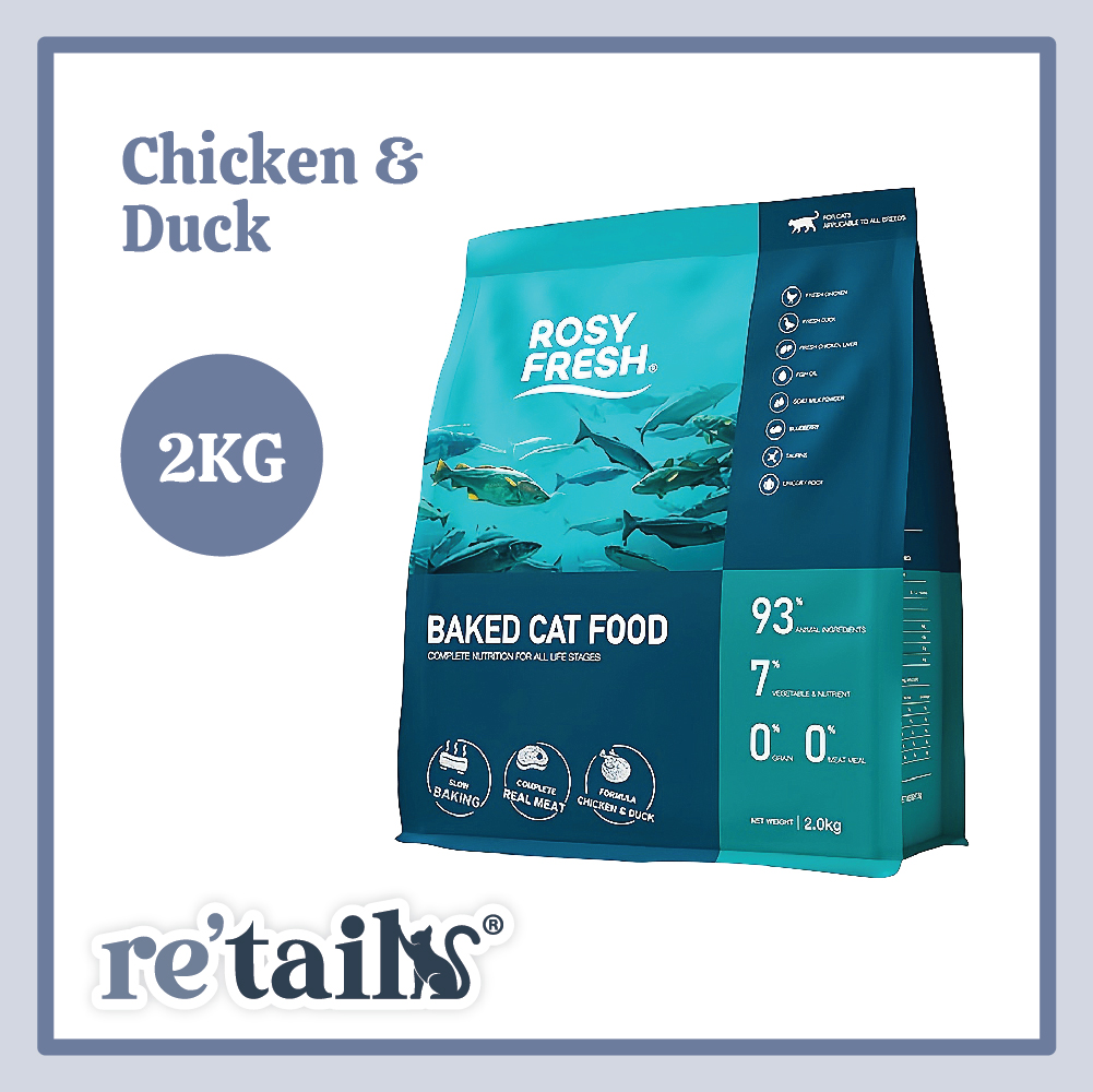 Rosy Fresh Oven Baked Food (1kg/2kg) Cat Dry Food