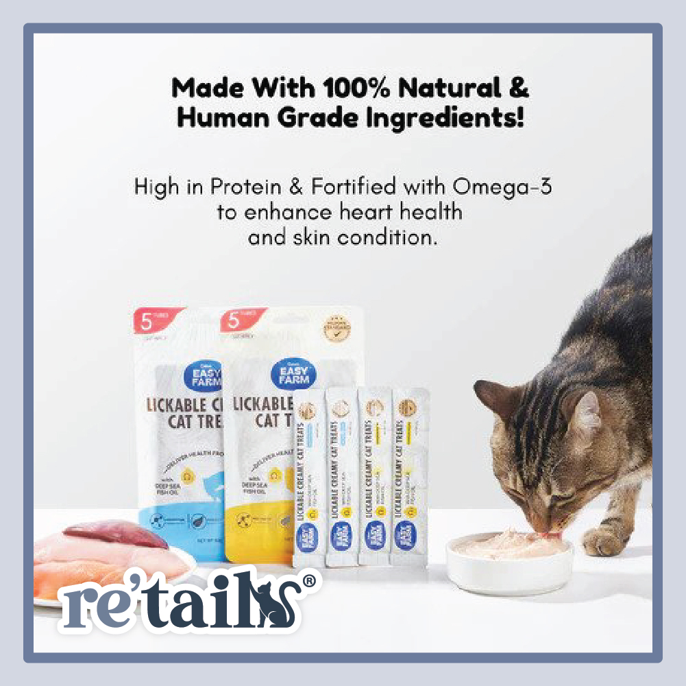 Cature Easy Farm Lickable Creamy Cat Treats (12g x 5)