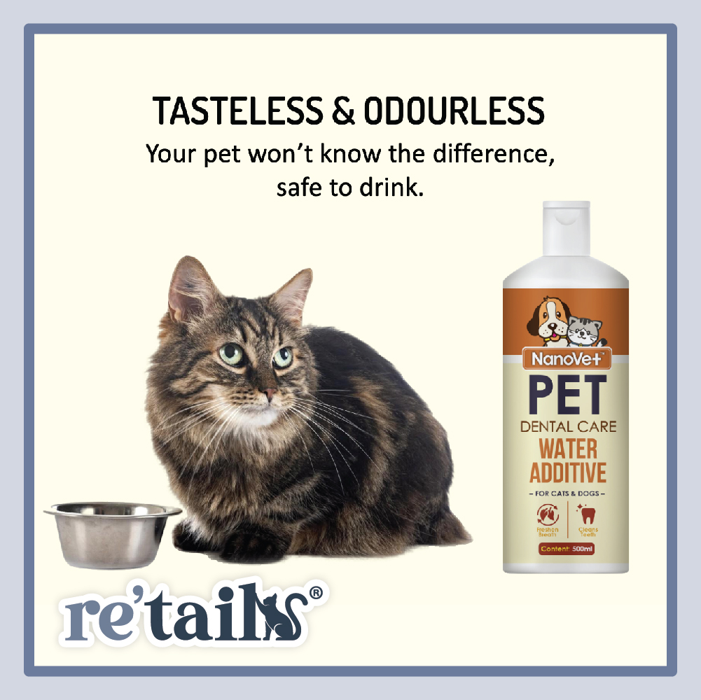 Nanovet Pet Dental Care Water Additive (500ml)