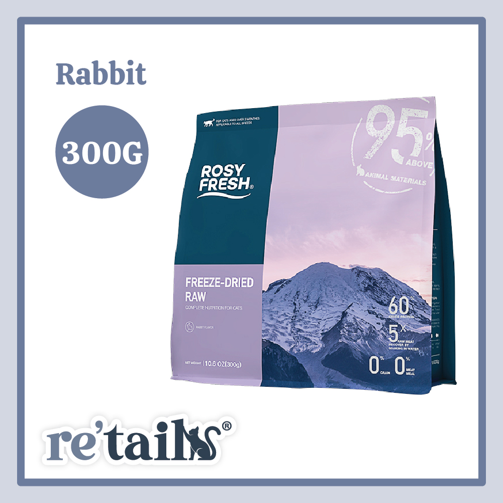 Rosy Fresh Freeze Dried Raw (300g)