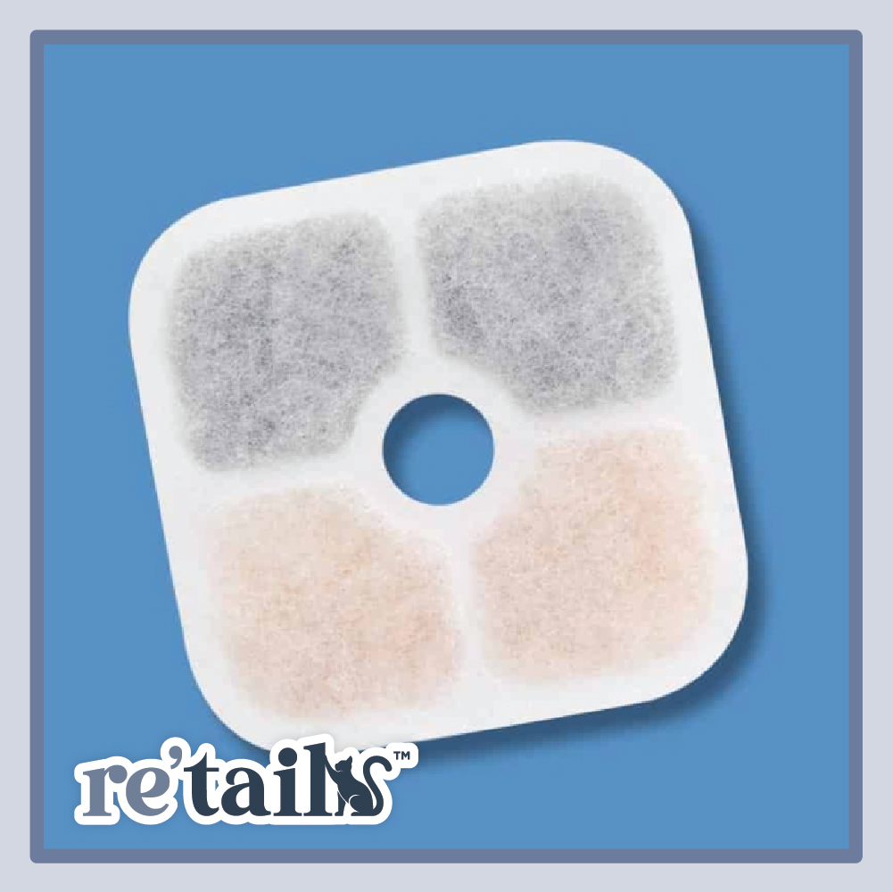 Catit Pixi Drinking Fountain Filter Replacement Triple Action Filter (3/6 pcs)