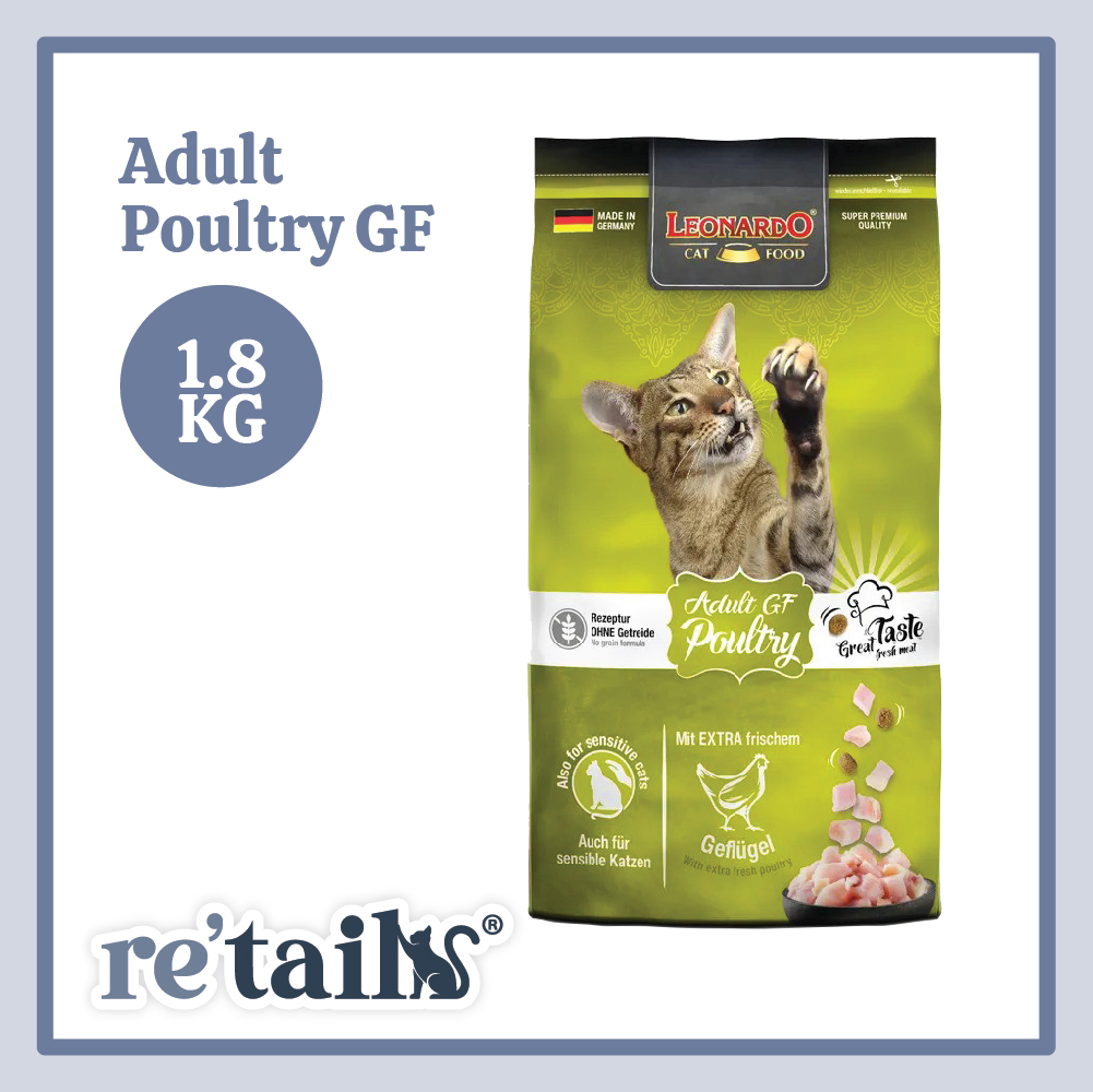 Leonardo Super Premium Grain Free Cat Dry Food (1.8kg)