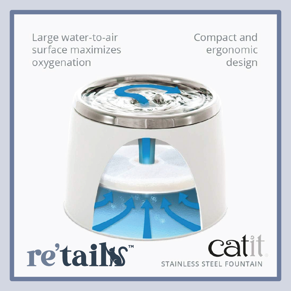 Catit Drinking Fountain Stainless Steel