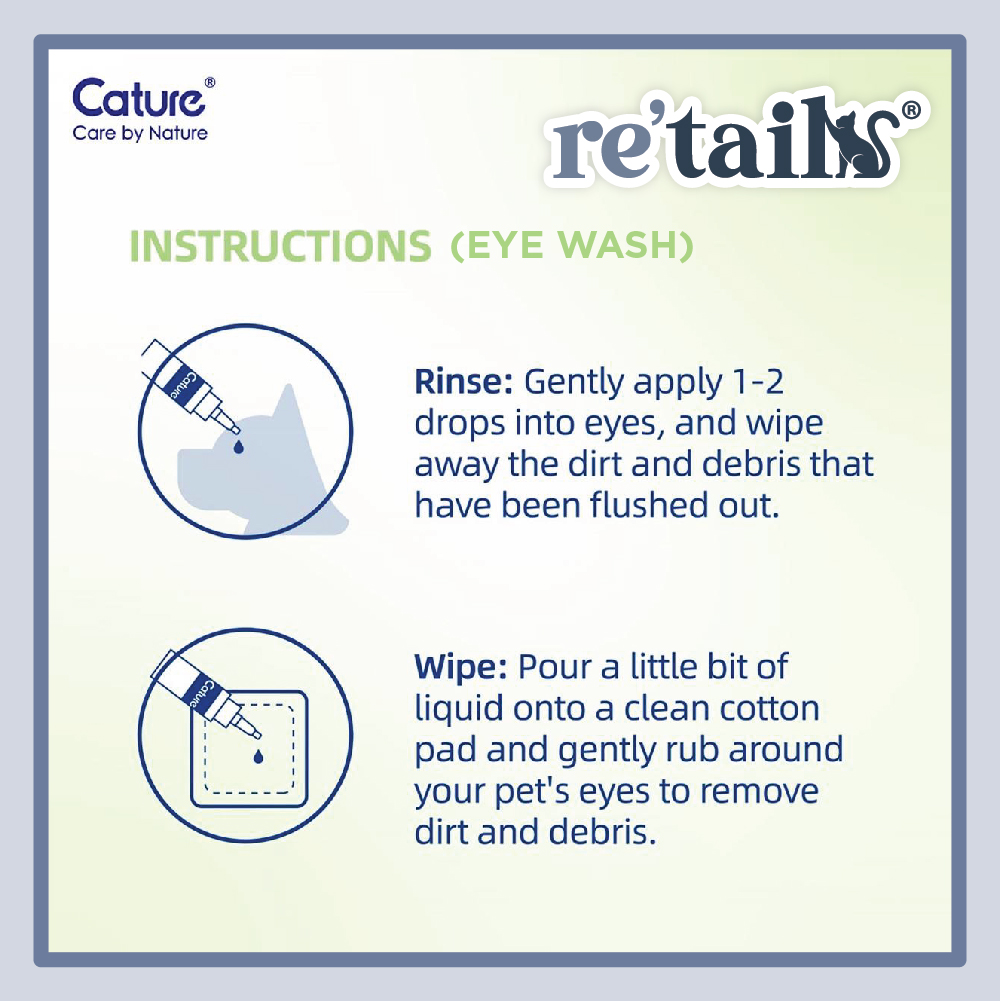 Cature Eye Wash / Ear Cleanser (120ml)