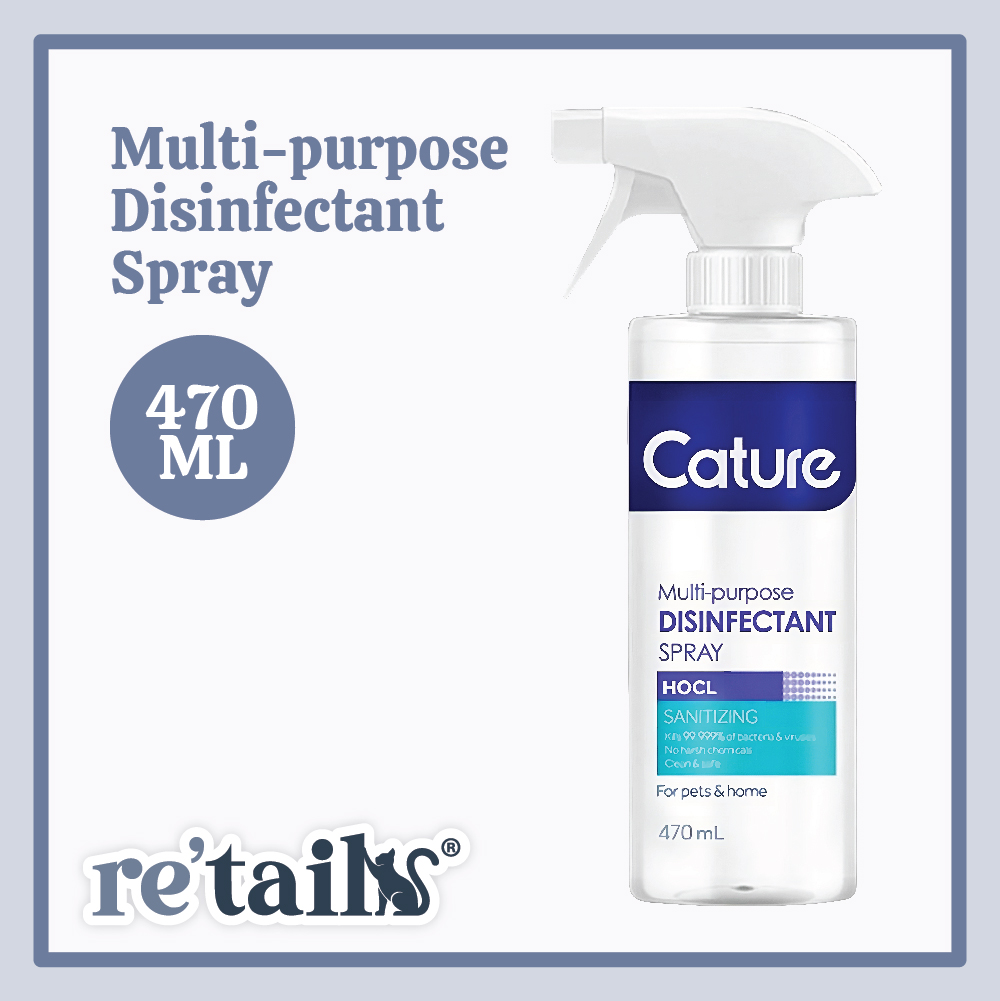 Cature Odor Remover Spray/Multi-purpose Disinfectant Spray (470ml)