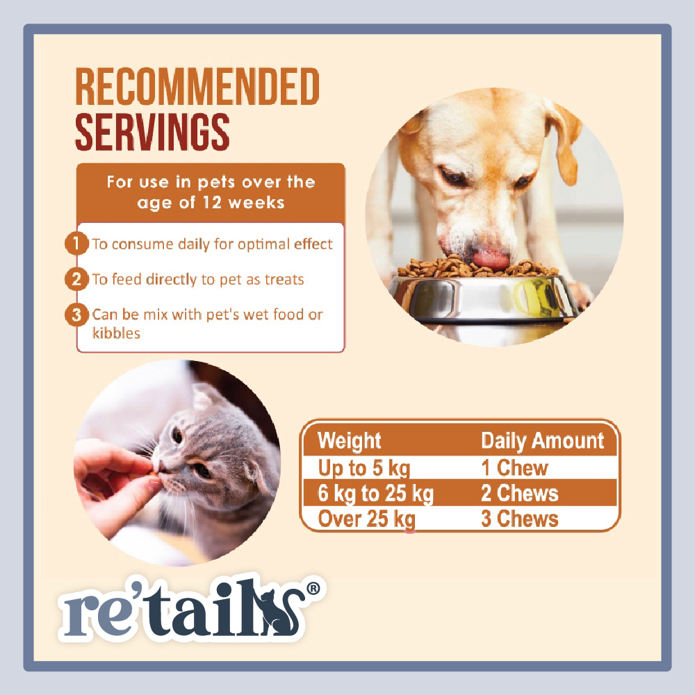 Nanovet Pet Probiotic Chews (45 Chews)