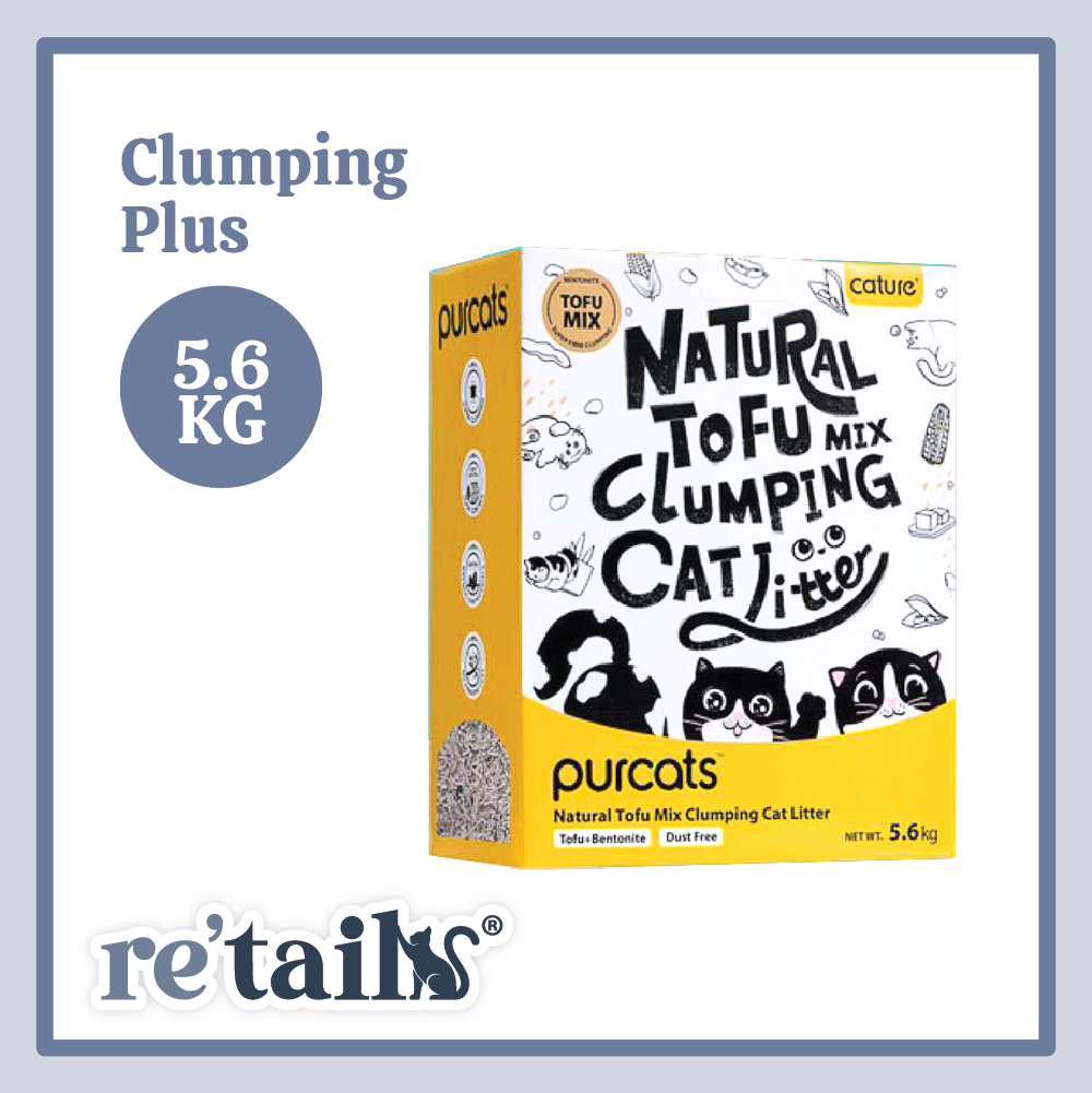 Cature Natural Tofu Clumping Cat Litter (4.8kg/5kg/5.6kg)