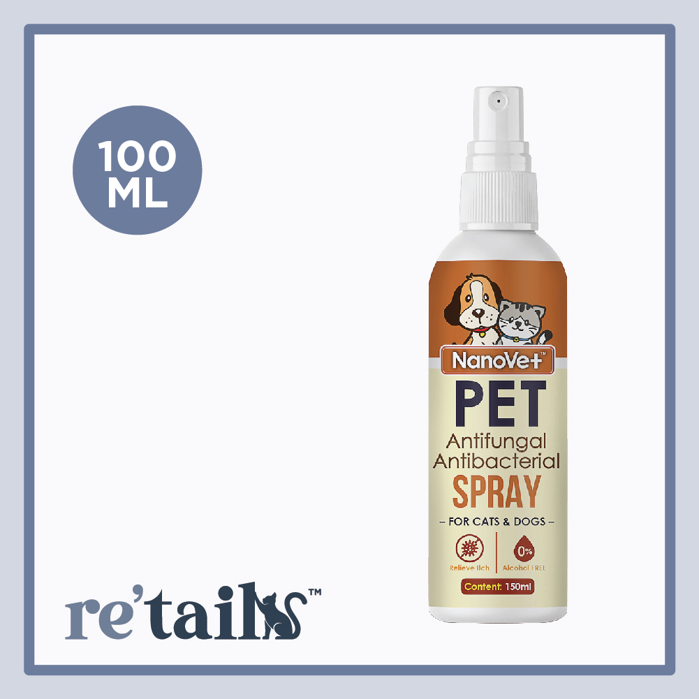 Nanovet Pet Antifungal and Antibacterial Spray