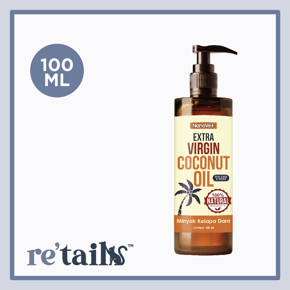 Nanovet Extra Virgin Coconut Oil (100ml)