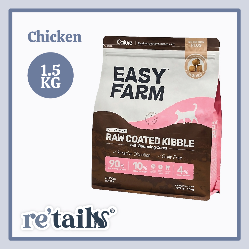 Cature Easy Farm Raw Coated Kibble (1.5kg)