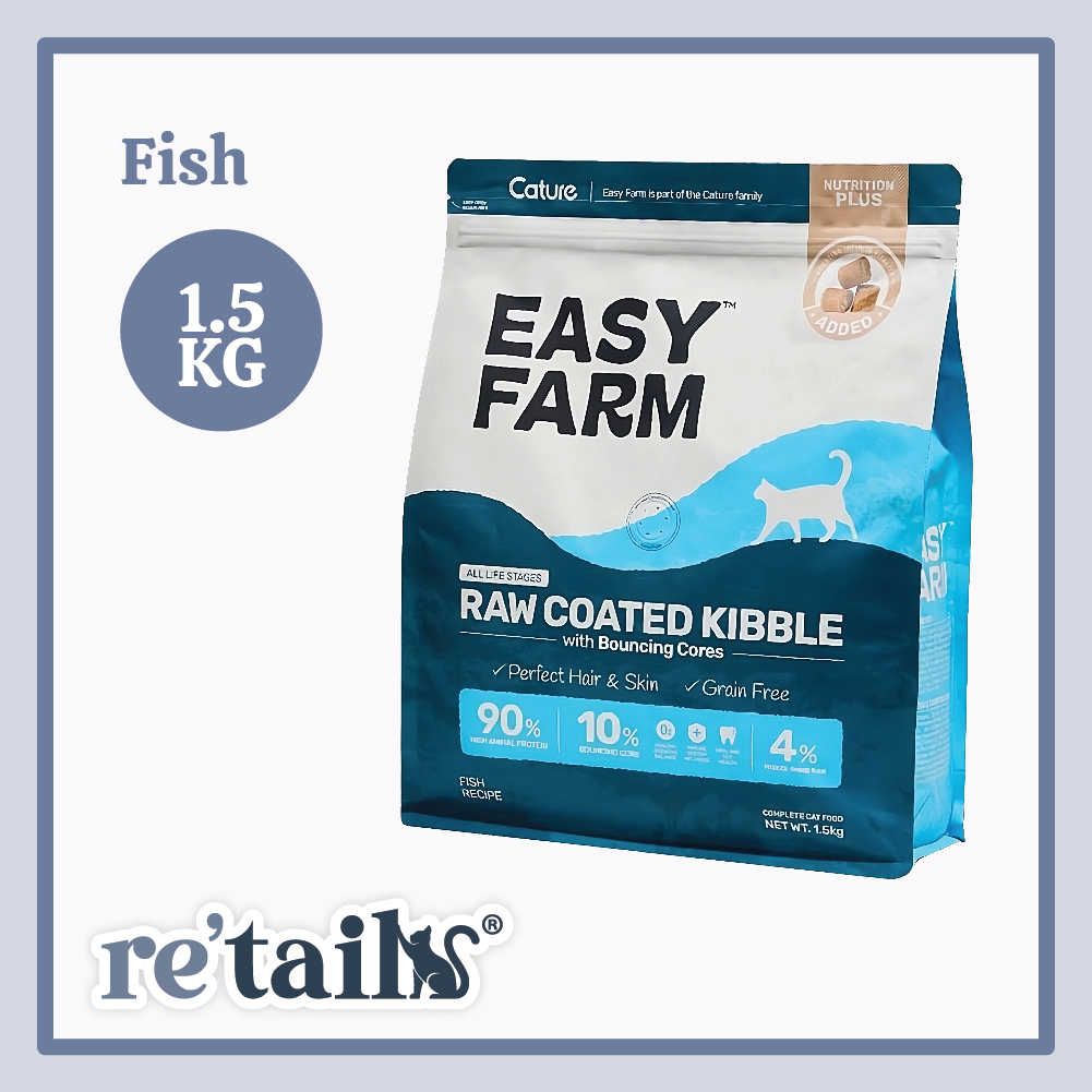 Cature Easy Farm Raw Coated Kibble (1.5kg)