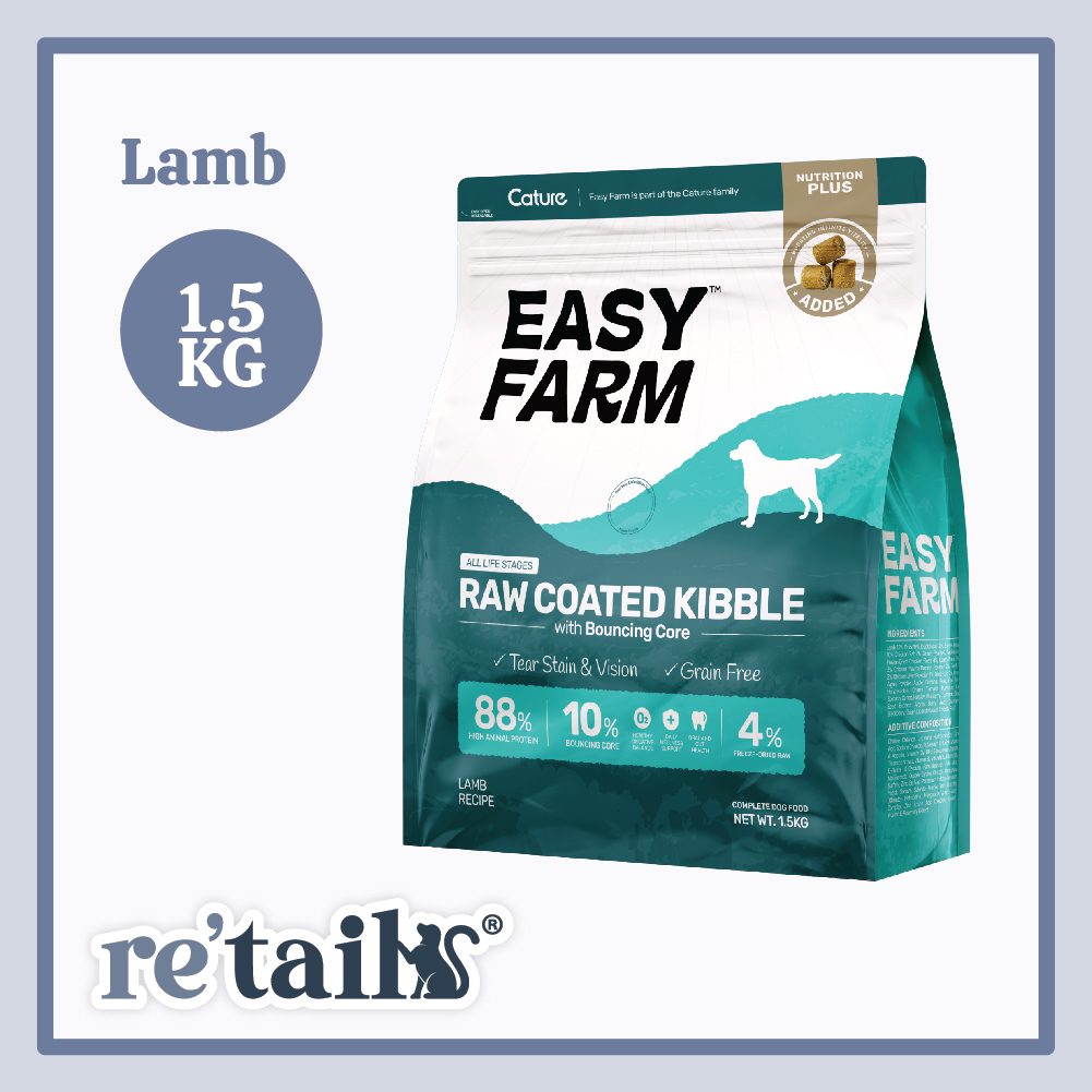 Cature Easy Farm Raw Coated Dog Kibble (1.5kg)