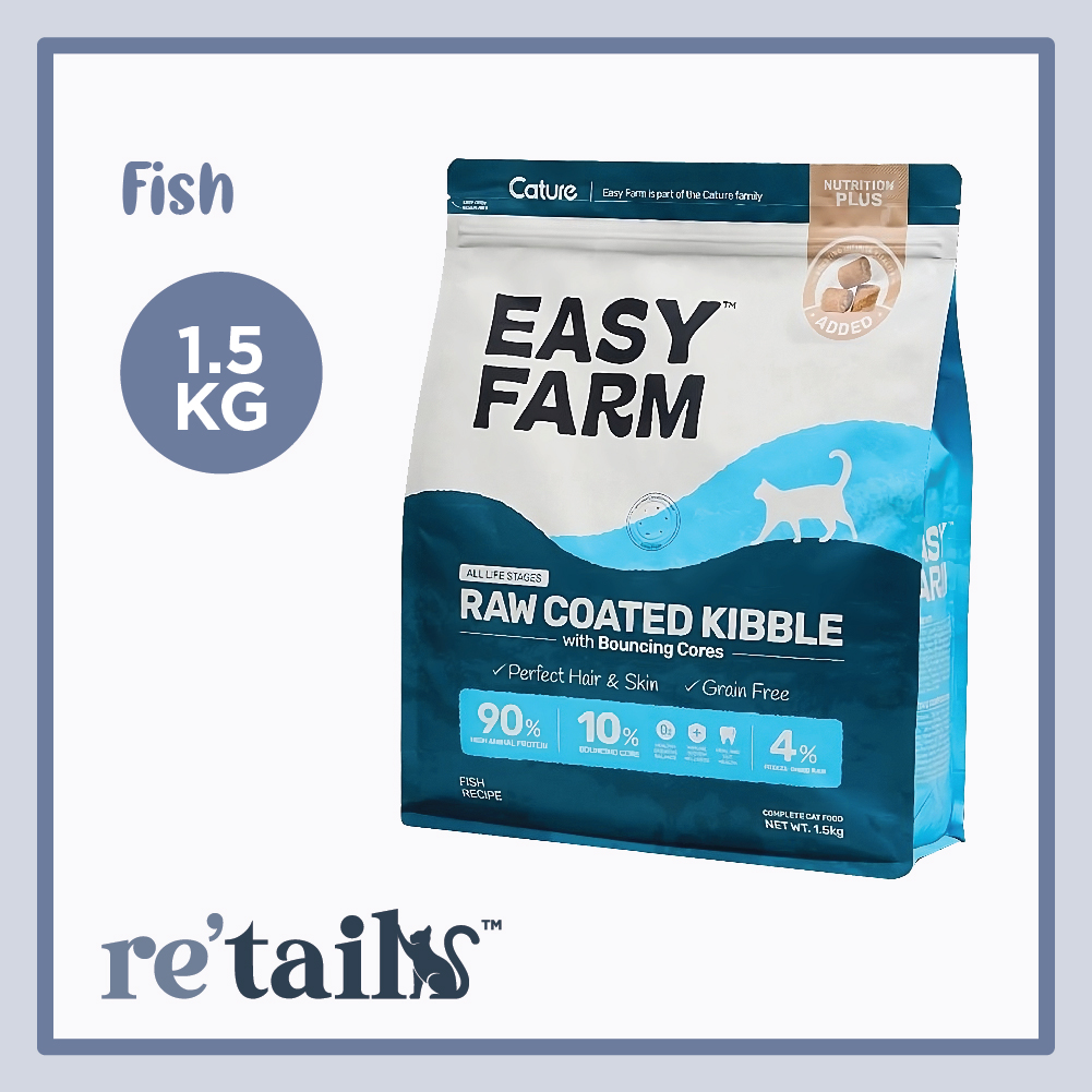 Cature Easy Farm Raw Coated Kibble (1.5kg)