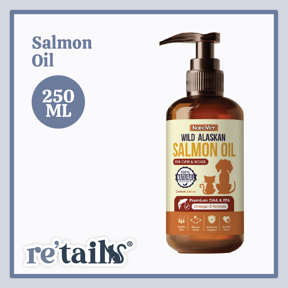 Nanovet Wild Alaskan Salmon Oil (100ml/250ml)