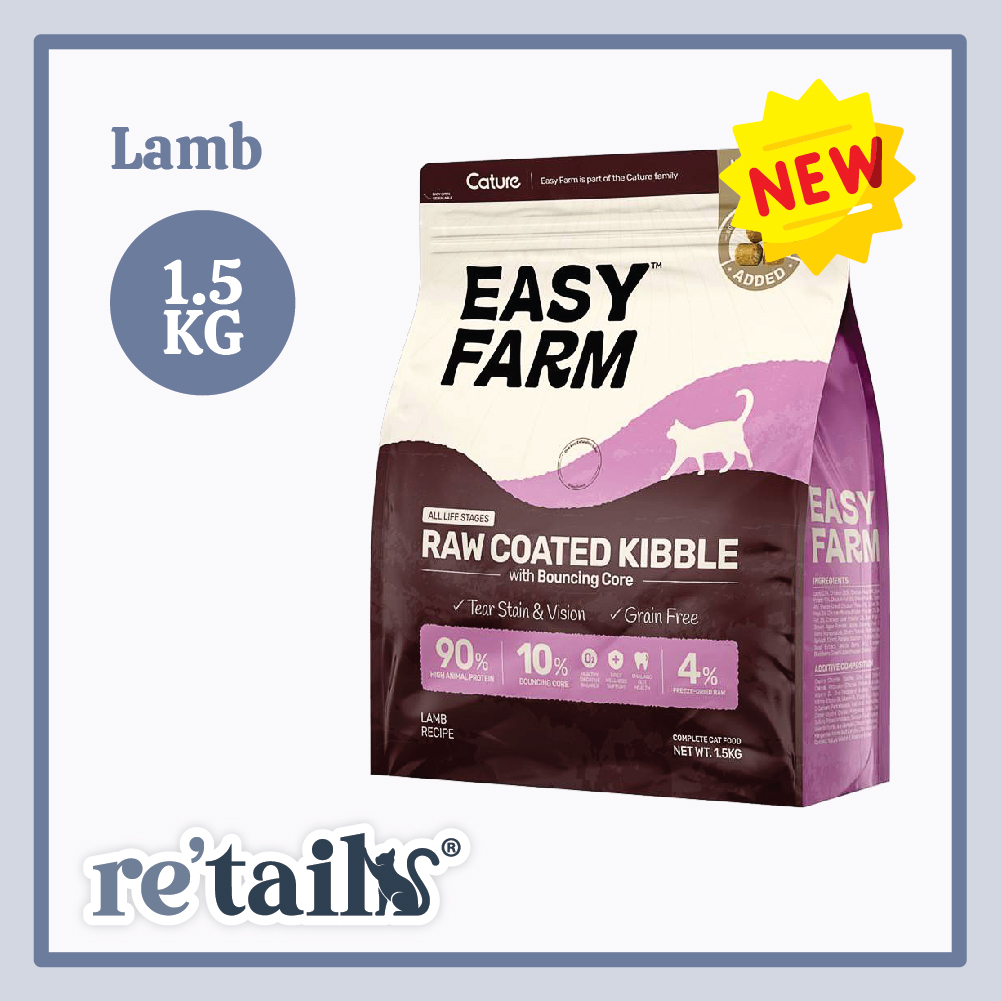 Cature Easy Farm Raw Coated Cat Kibble (1.5kg)