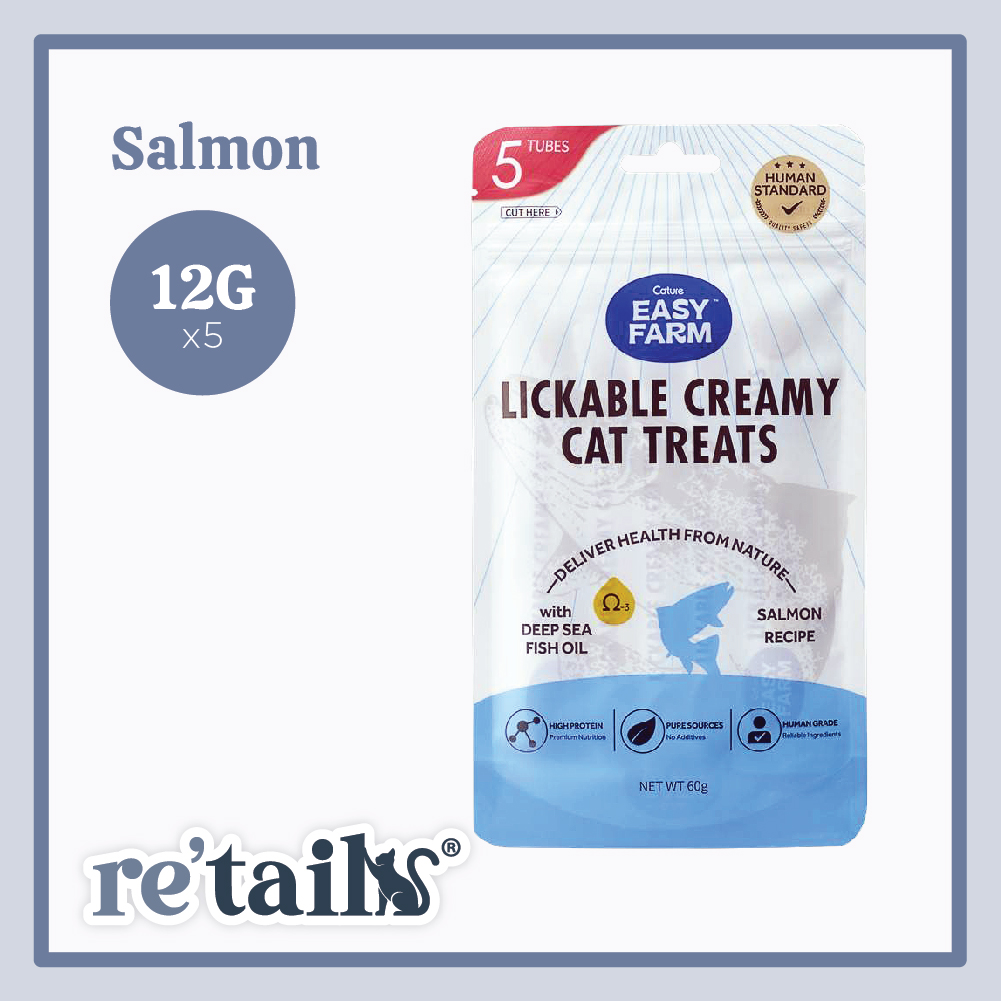 Cature Easy Farm Lickable Creamy Cat Treats (12g x 5)