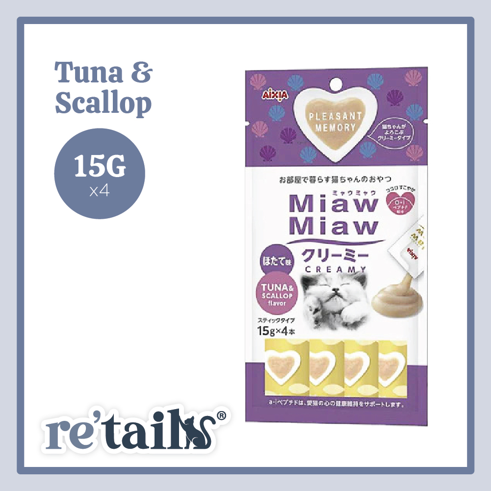 Aixia Miaw Miaw Creamy Treats (15g x 4)