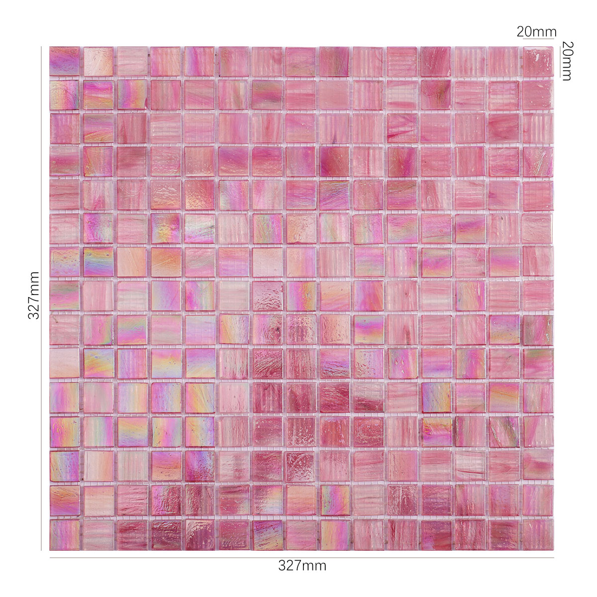 Nacreous pink mosaic tiles for bathroom,wall and floor