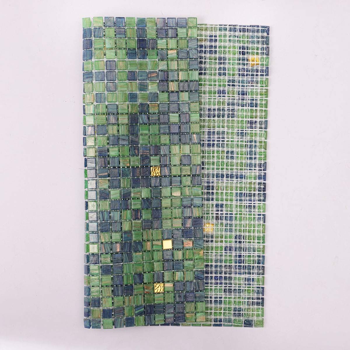 10X10mm Mini Square Glass Mosaic Tiles Sold by Sheet