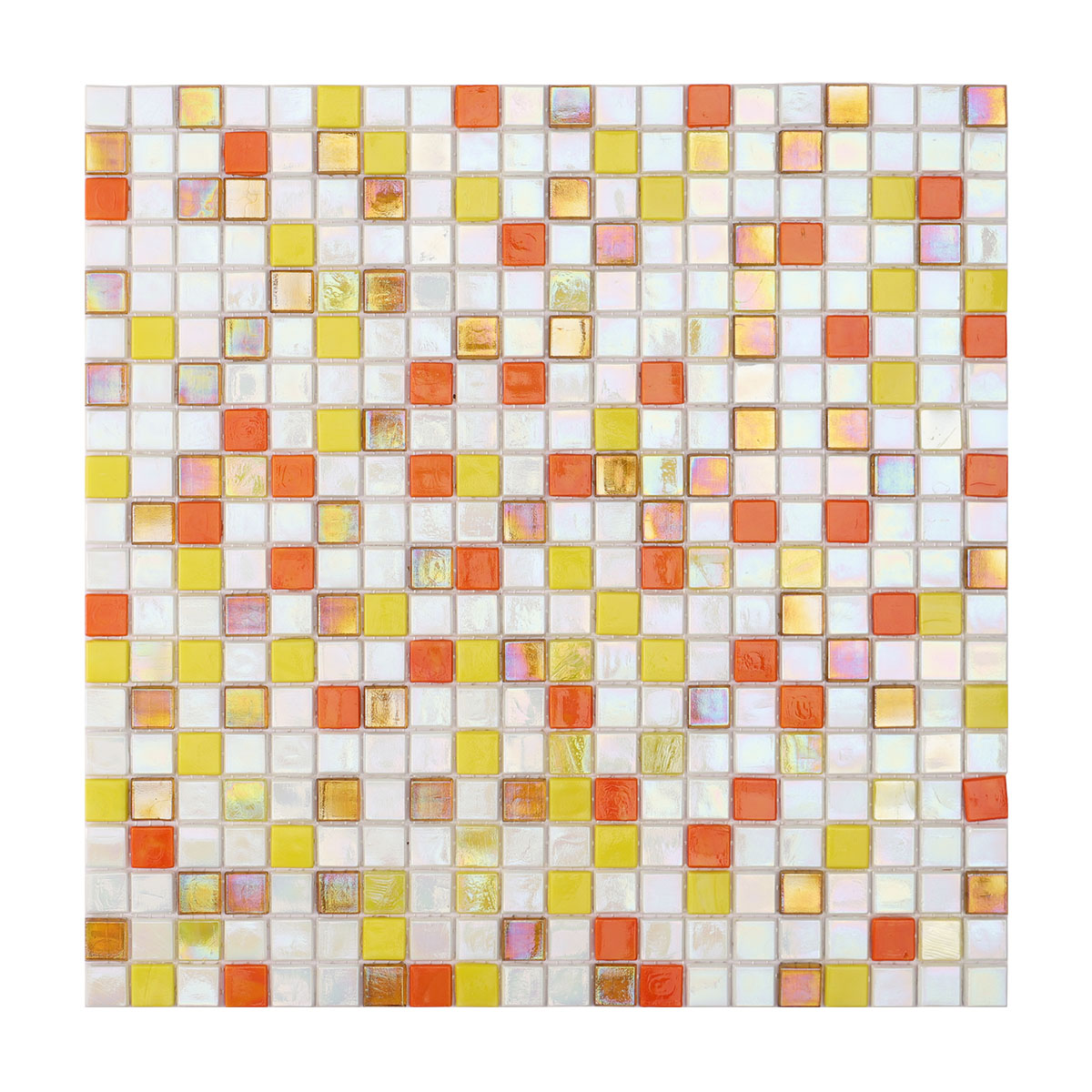Colorful Square Glass Mosaic Pool Tiles