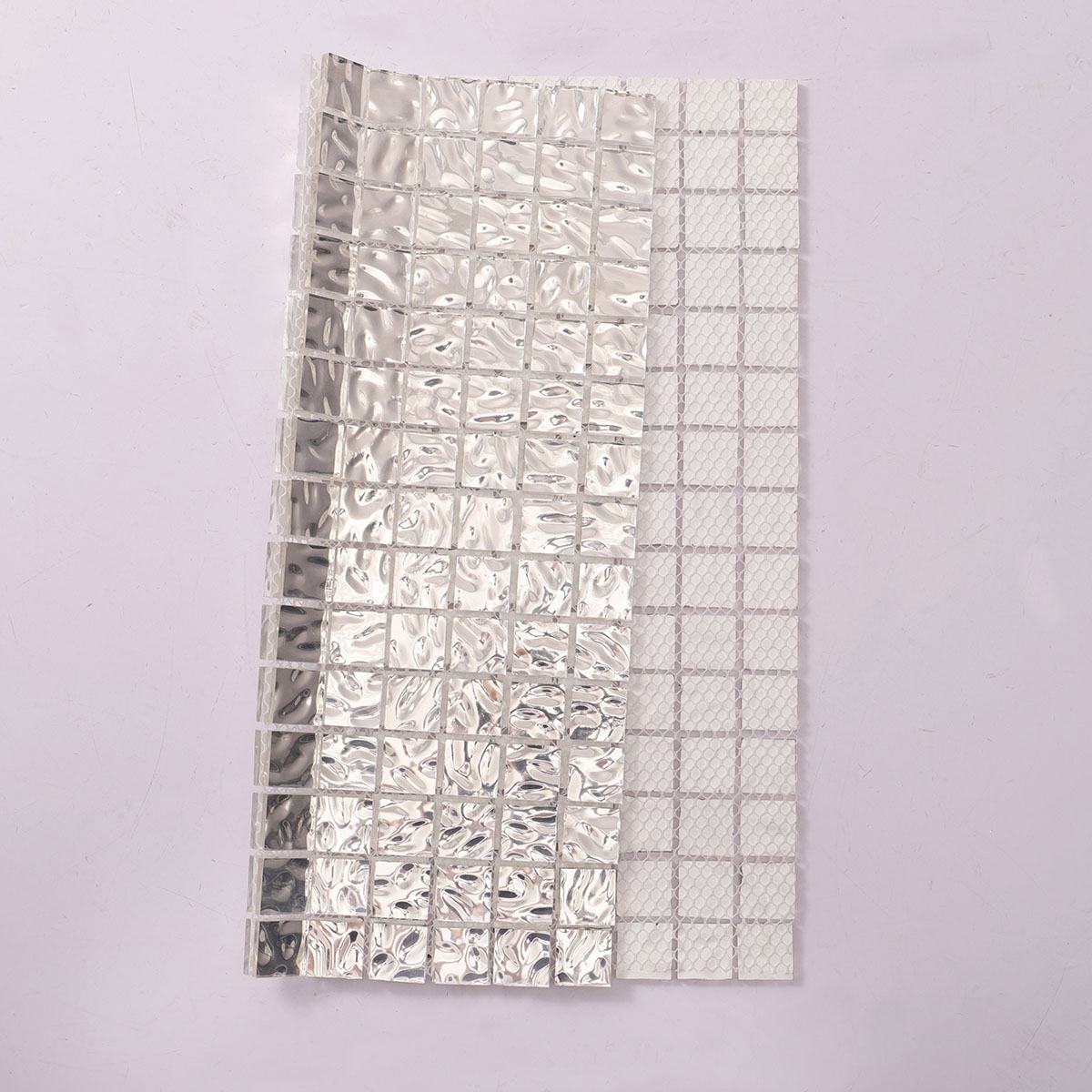 Square Silver Mirror Glass Mosaic  Backsplash Tile 20X20mm