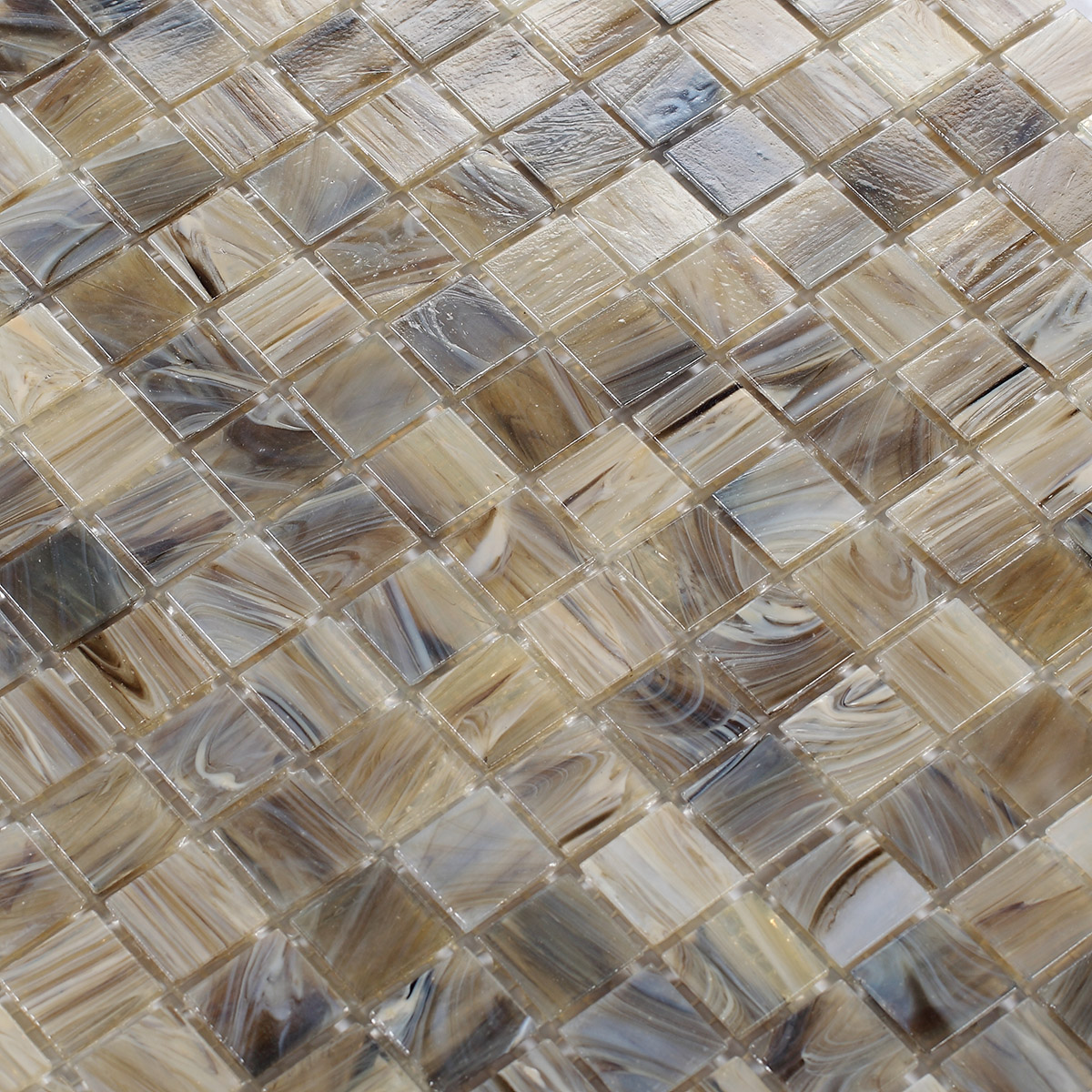 Classic Square Glass Mosaic Tiles