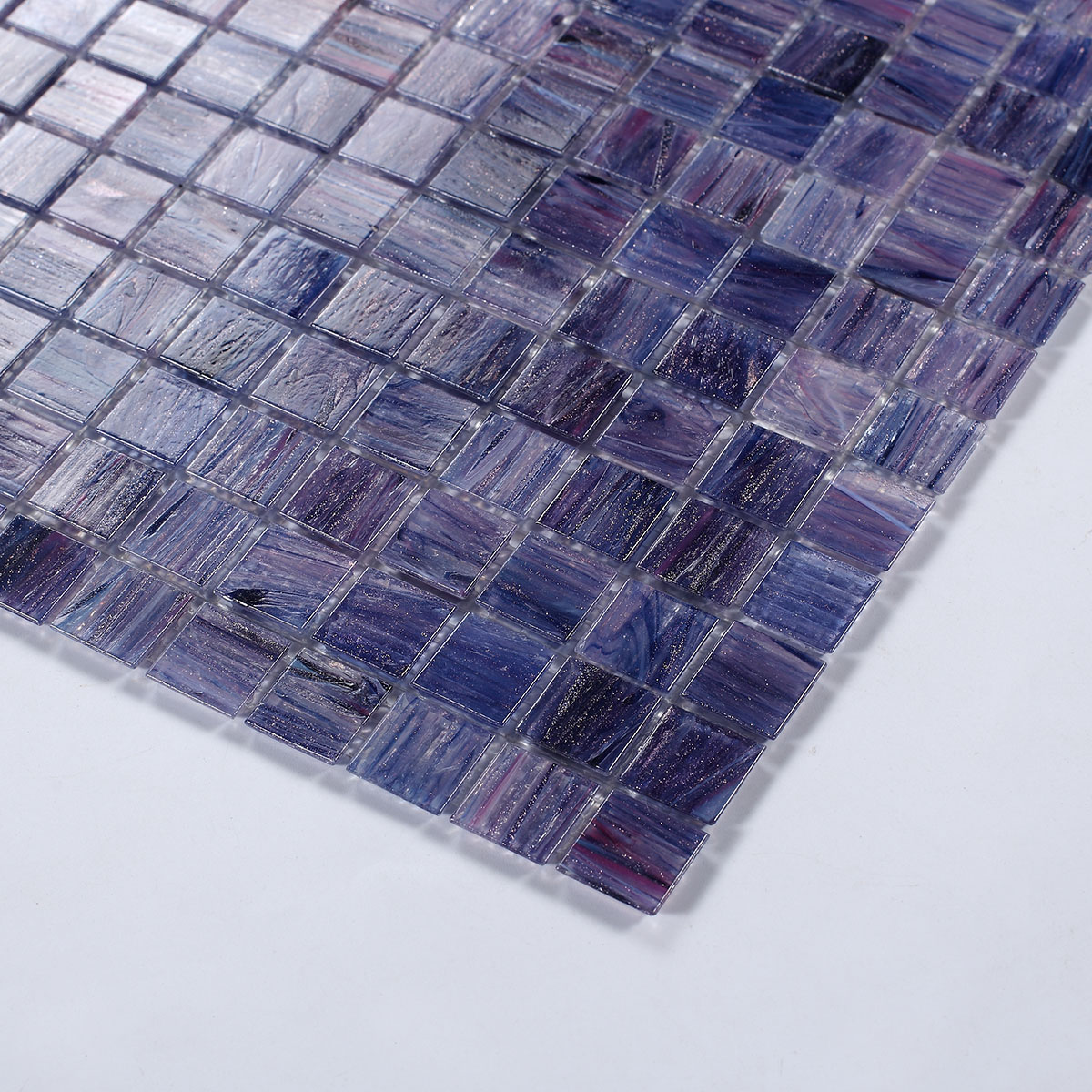 Blue Square Glass Mosaic Tiles for Pools