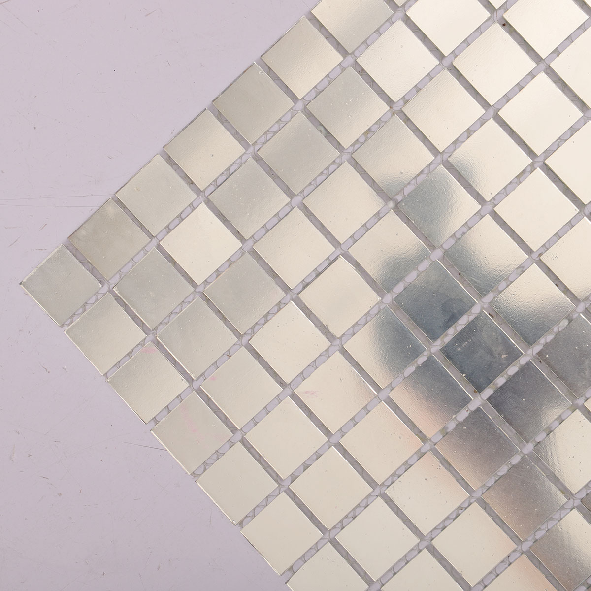Silver Mirror Glass Mosaic Tiles for wall