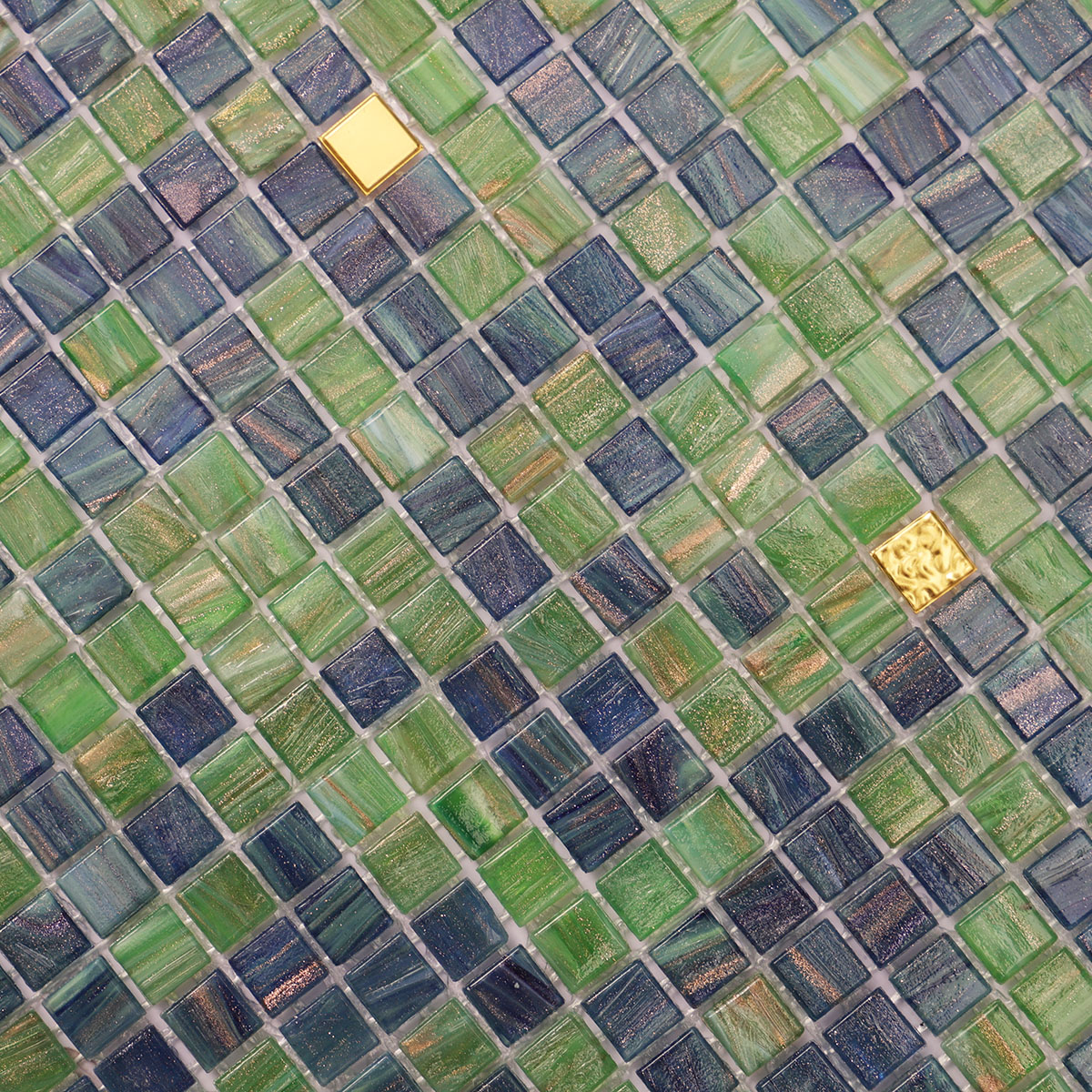 10X10mm Mini Square Glass Mosaic Tiles Sold by Sheet