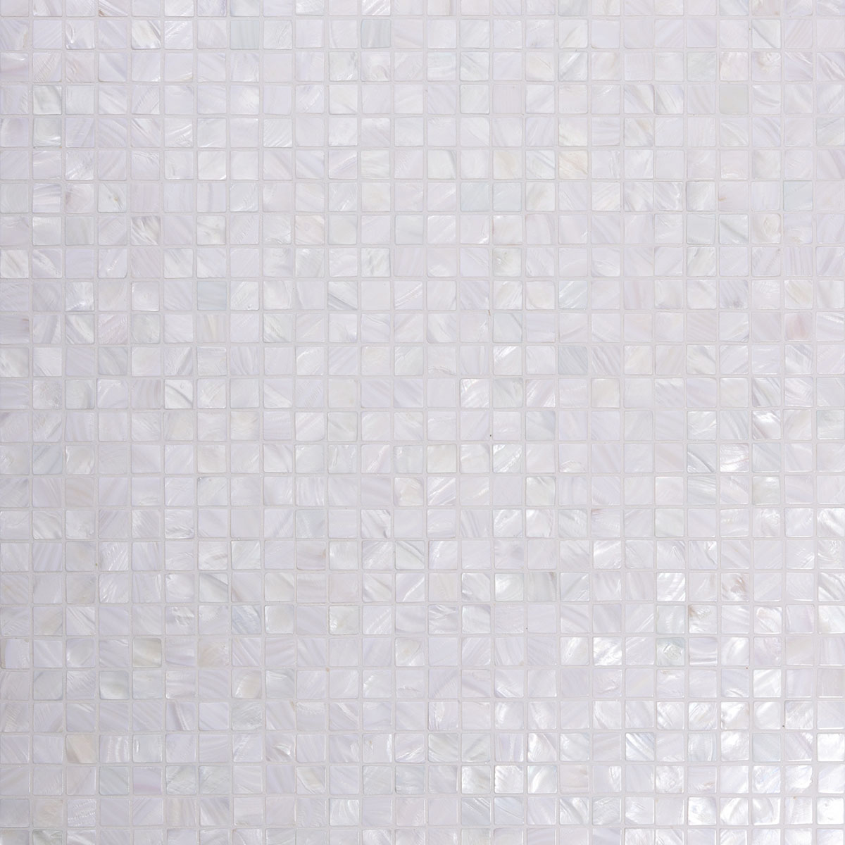 White Natural Shell Square Nacre Mosaic Tiles in Various Layouts