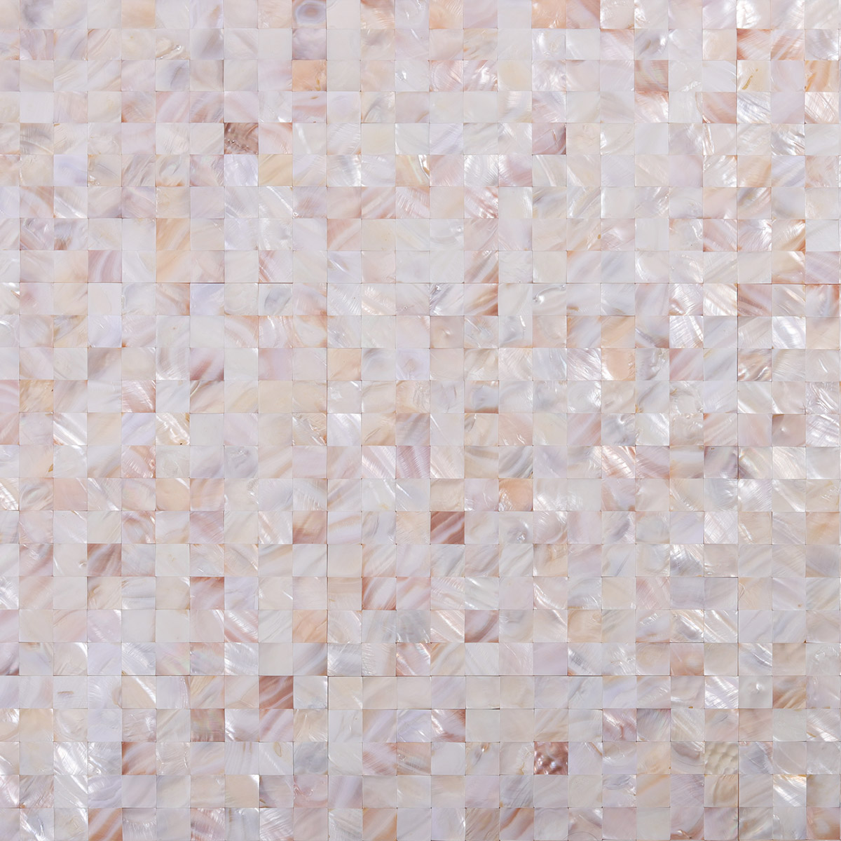 Natural Seashell Mother of Pearl Mosaic Tiles in Various Arrangements