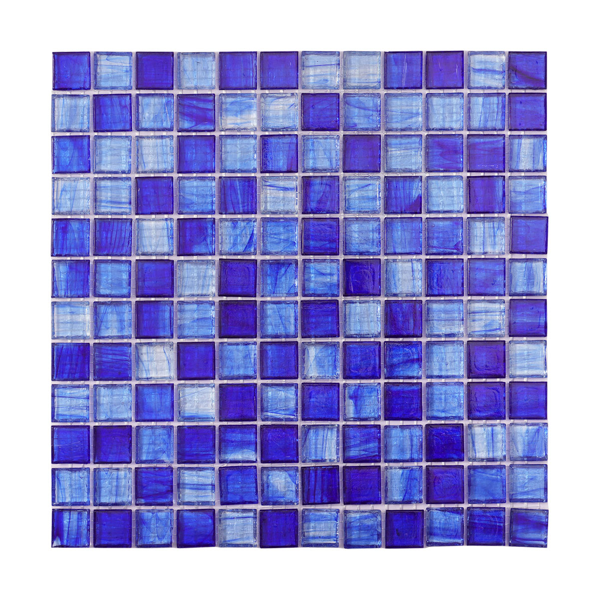 Amber Deep Blue Swimming Pool  Glass Mosaic Tiles 