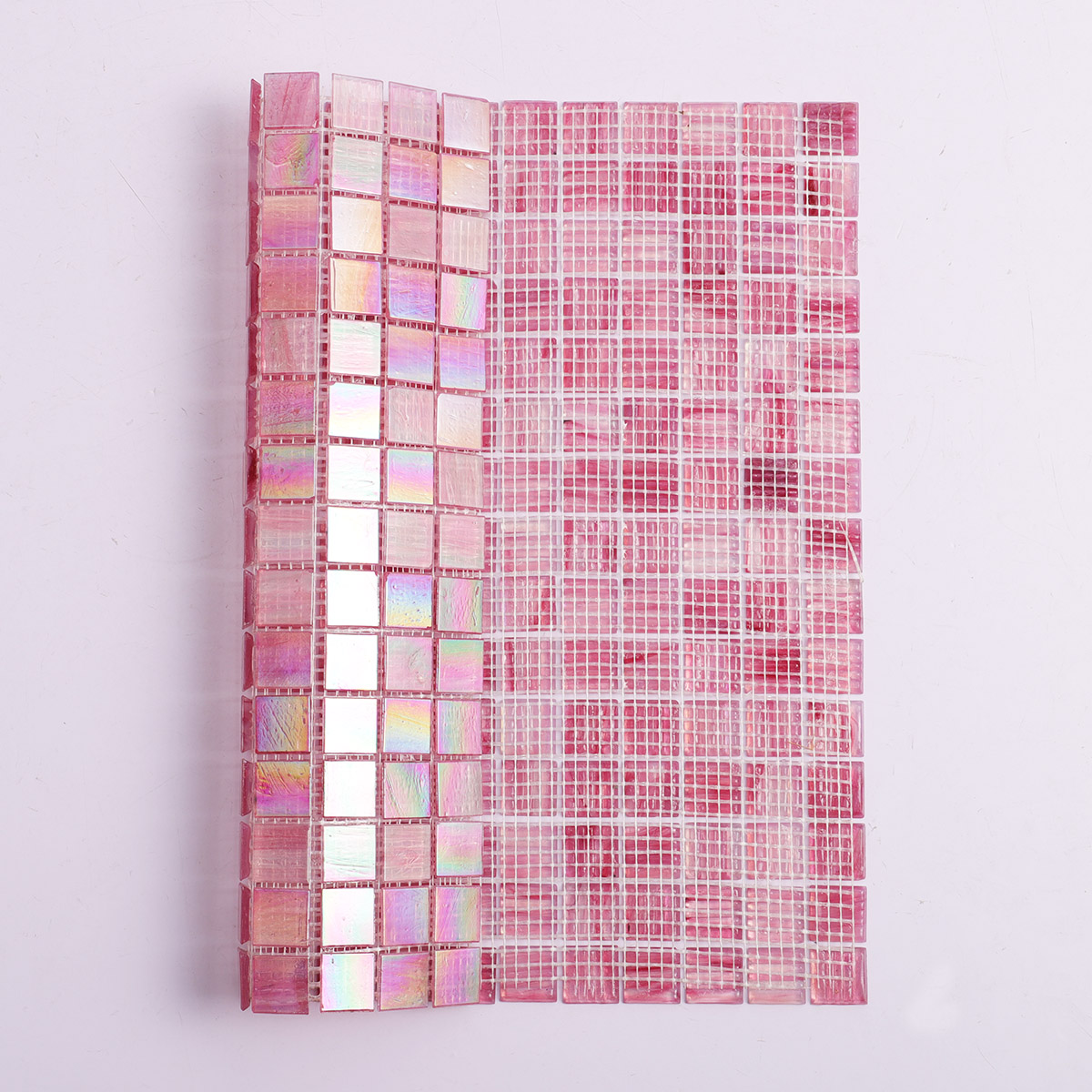 Nacreous pink mosaic tiles for bathroom,wall and floor