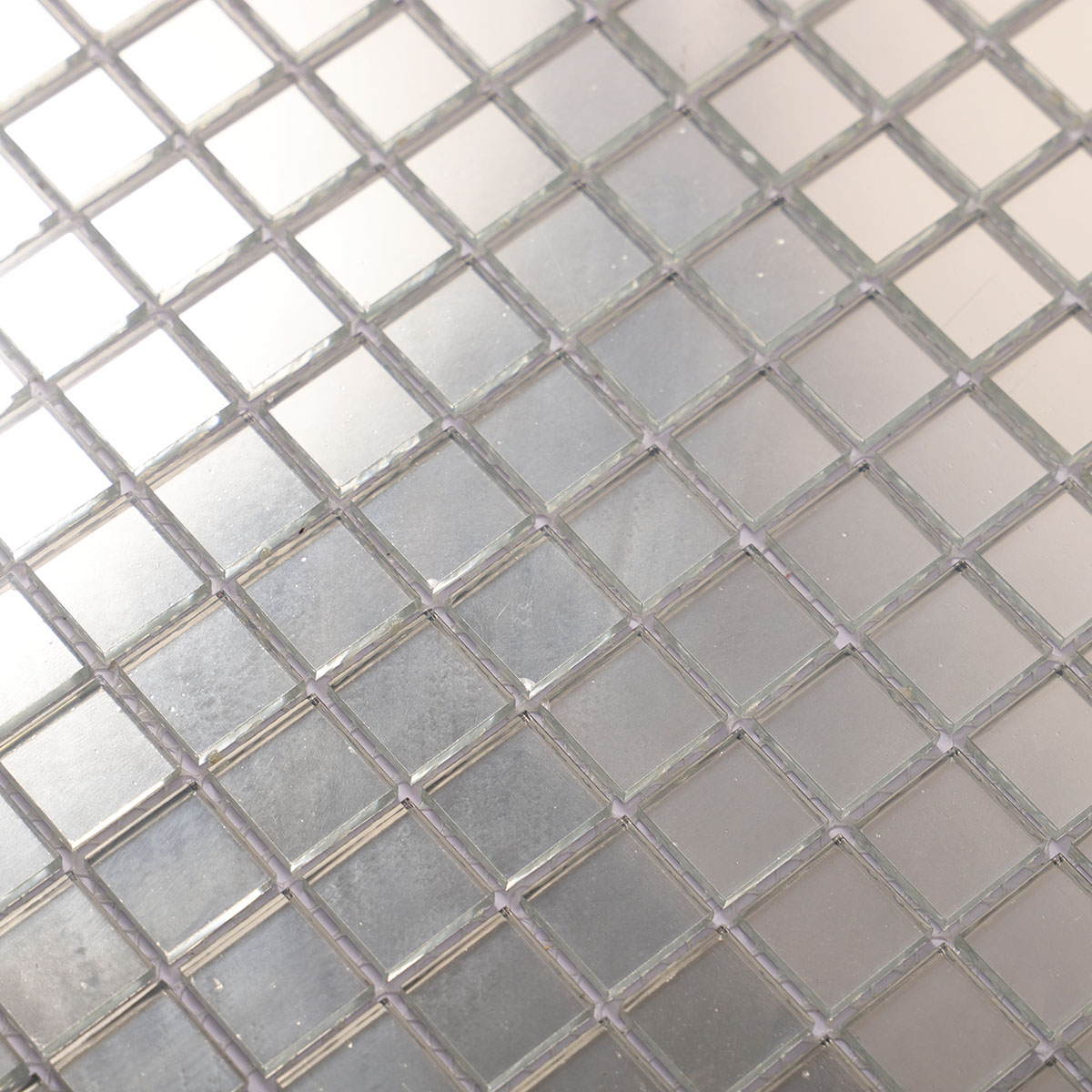 Silver Mirror Glass Mosaic Tiles for wall