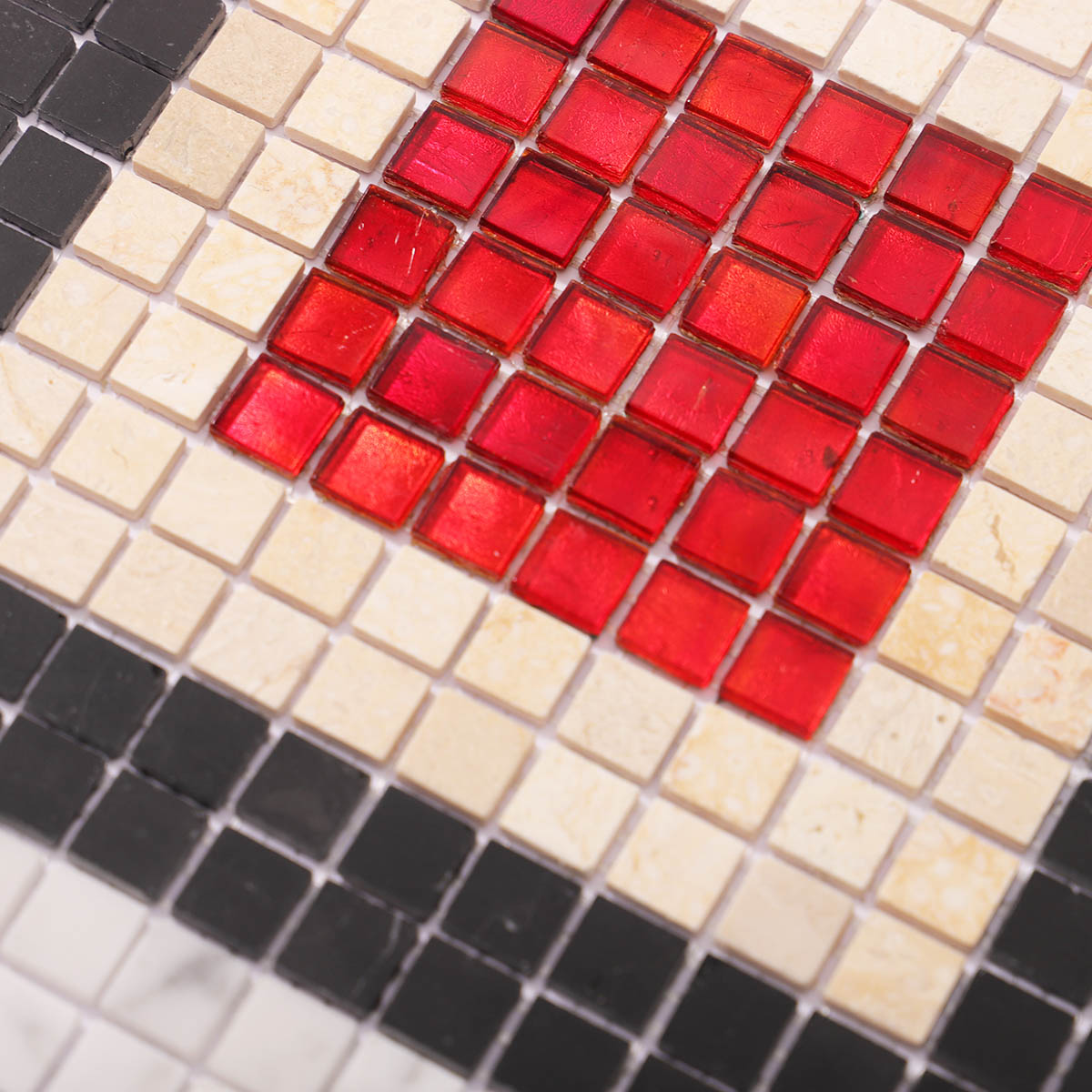 Stone and Glass Pixel Mosaic Wall and Floor Tiles-SAICINA TILES