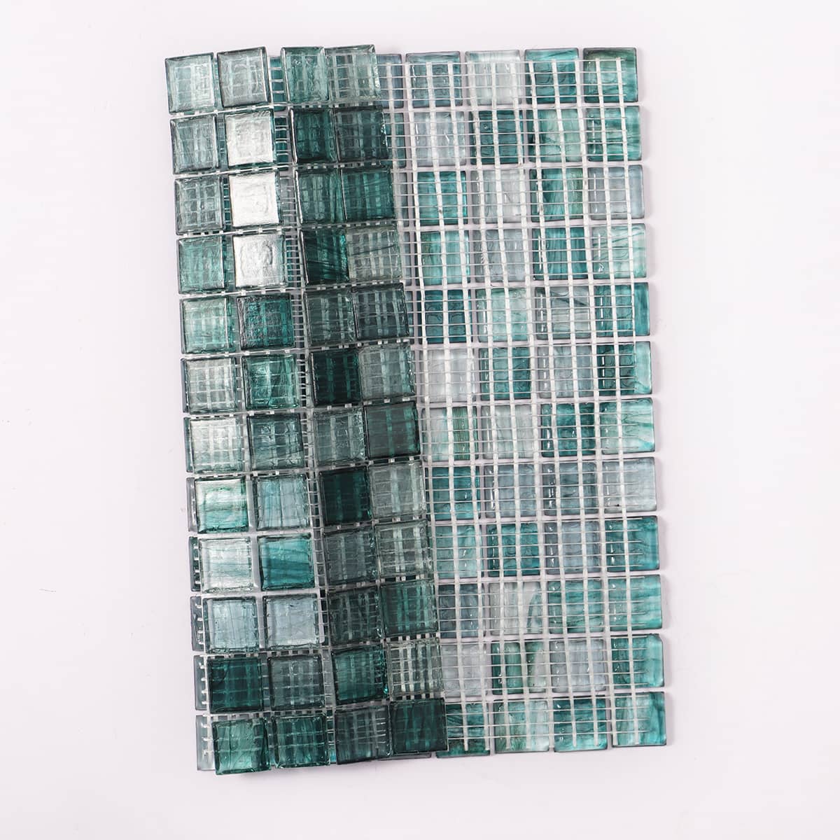 Amber Mineral Green Glass Mosaic Tile For Floor and Pool 