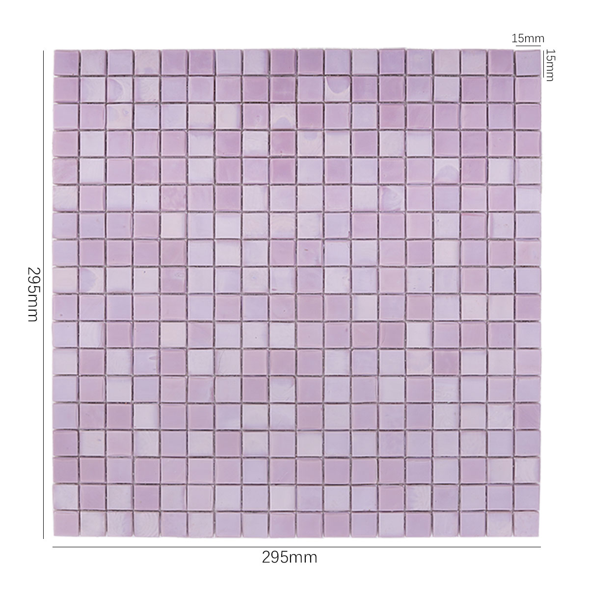 Purple Glass Mosaic Wall Bathroom Tiles