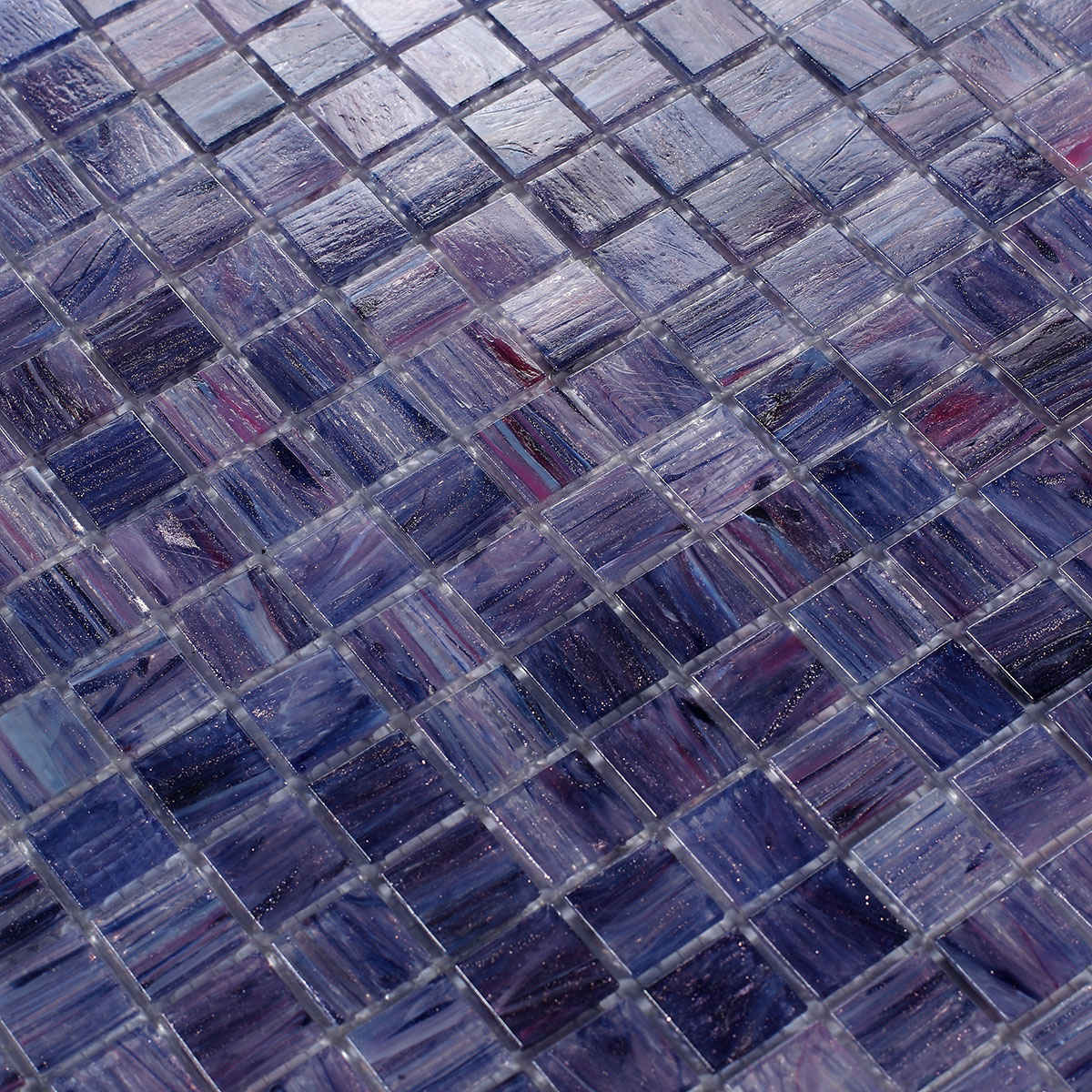 Blue Square Glass Mosaic Tiles for Pools