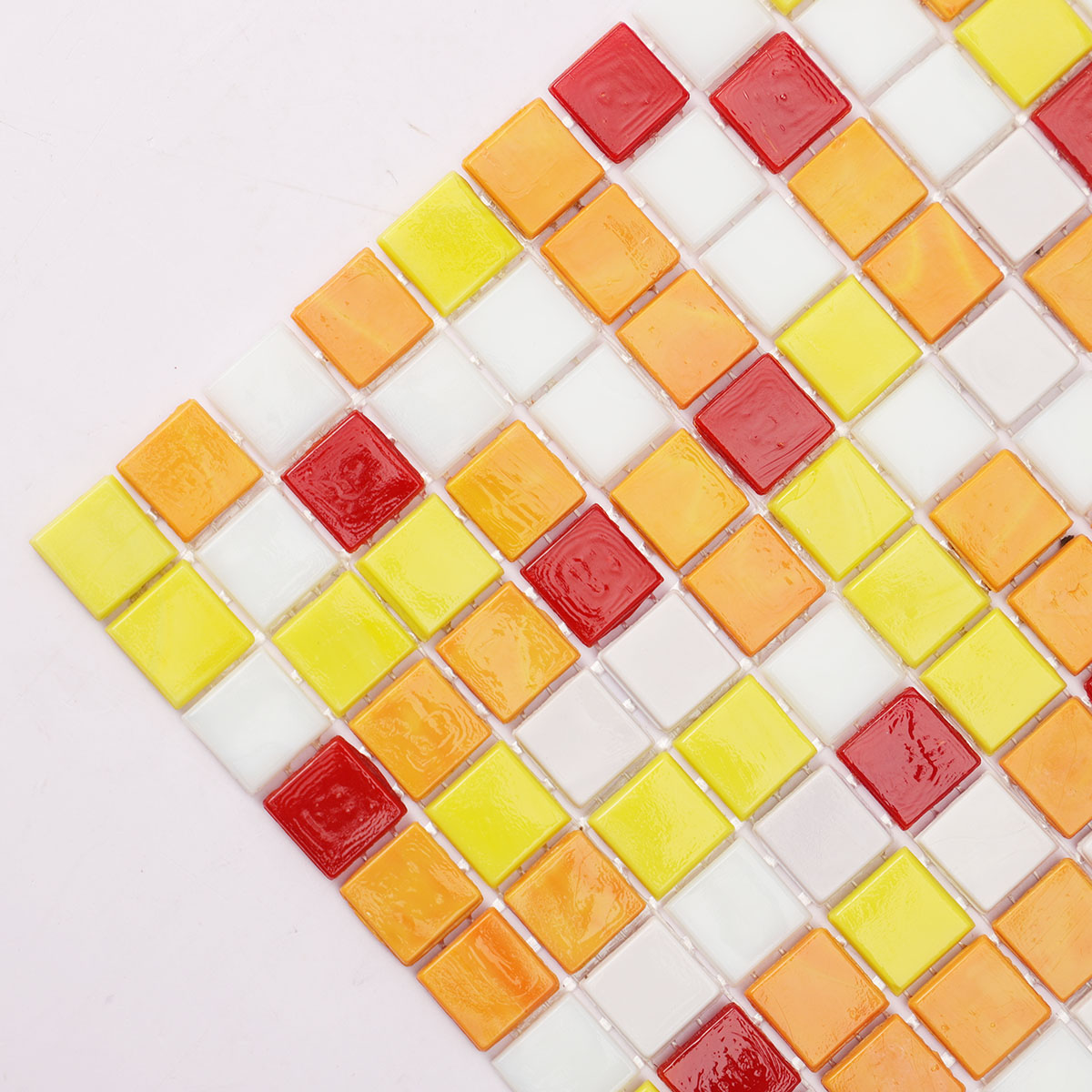 Multicolor Square Glass Mosaic Tiles