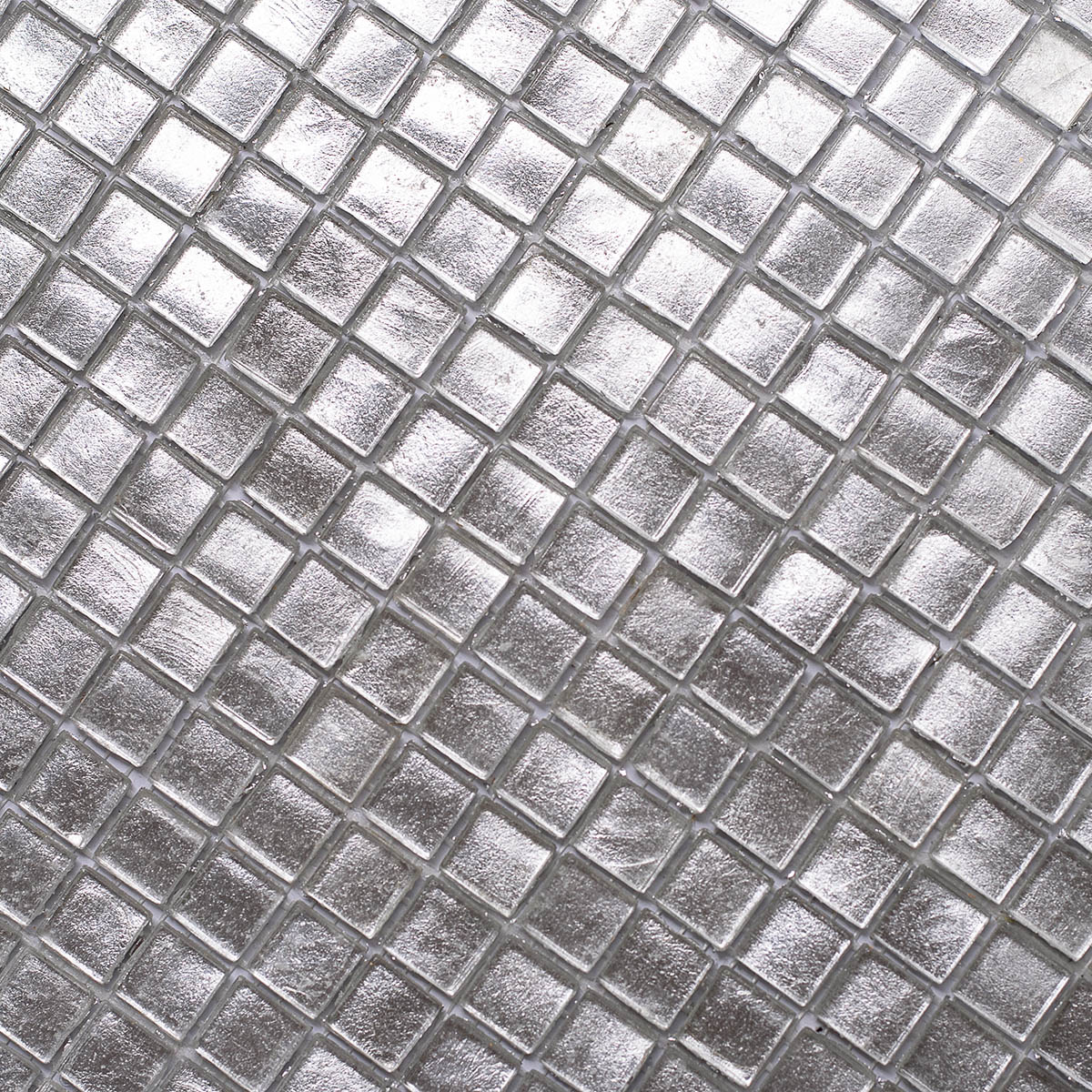 Silver Foil Backed Glass Mosaic Tiles for kitchen backsplash bathroom shower wall