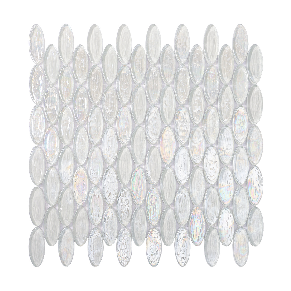 Oval Glass Mosaic Tiles For Pools, Spas,Kitchens&Bathrooms