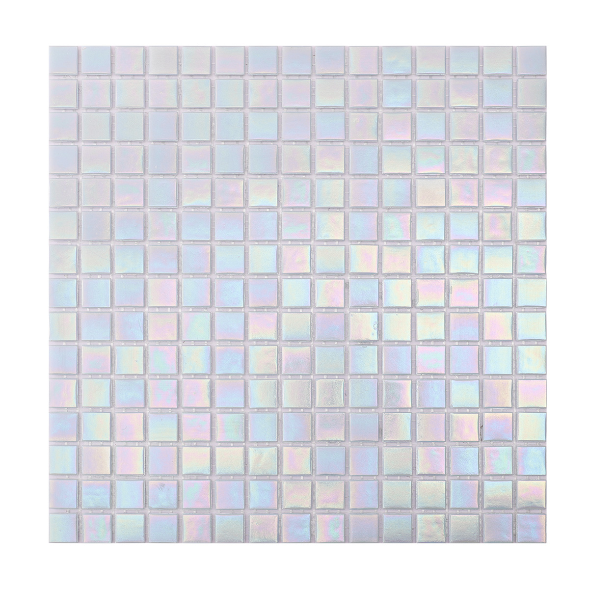 Light Blue Pearl Iridescent Glass Mosaic Swimming Pools Tiles  -SAICINA TILES