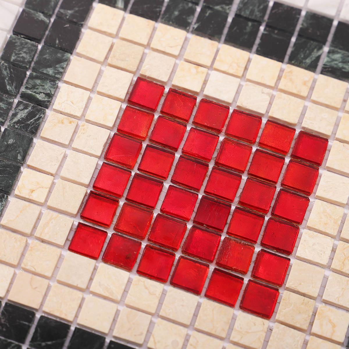 Stone mixed Glass Pixel Mosaic Wall and Floor Tiles-SAICINA TILES