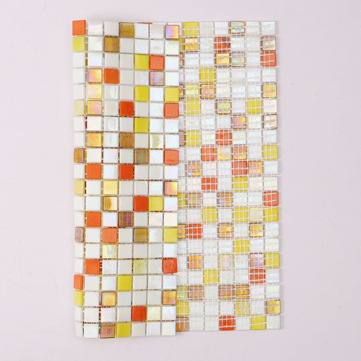 Colorful Square Glass Mosaic Pool Tiles