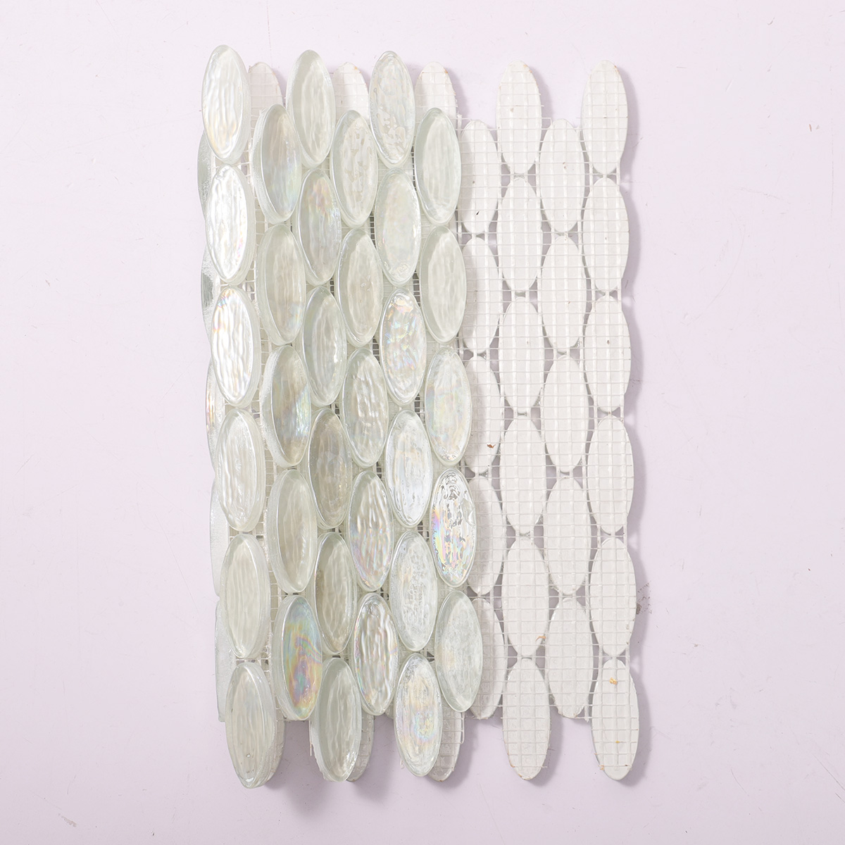 Oval Glass Mosaic Tiles For Pools, Spas,Kitchens&Bathrooms