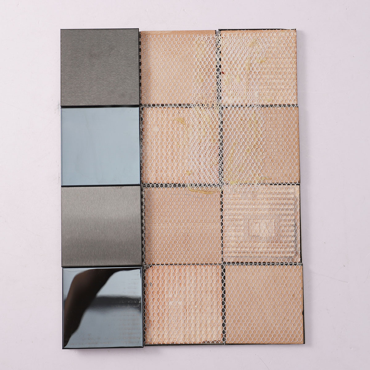 Black 3D Square Tiles back
